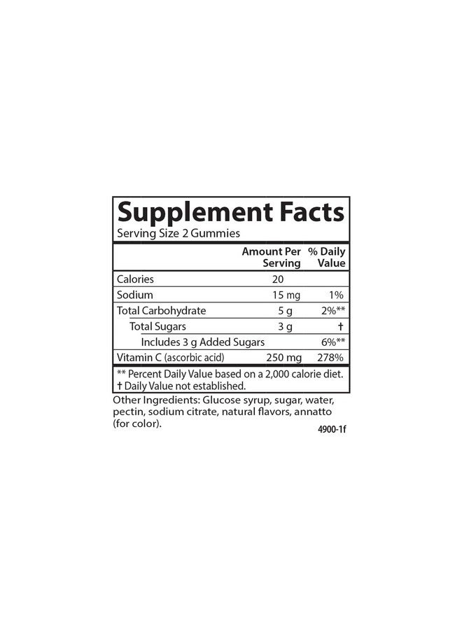 Carlson كارلسون - جواهر فيتامين سي، 250 ملغ، دعم المناعة وقوة مضادات الأكسدة، صحة مثالية، برتقال، 60 جواهر نباتية - Image 2