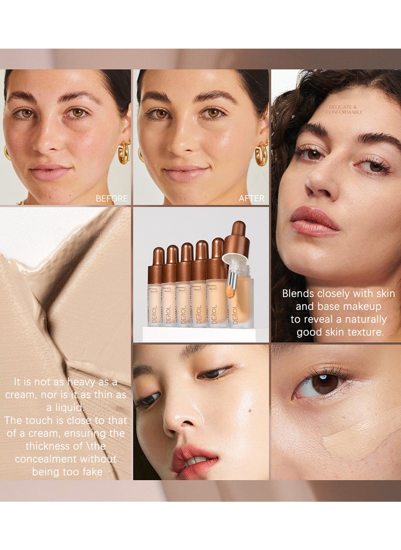 DEROL - Awakening Moment Flawless Concealer, Hydrating and Full-Coverage Corrector Stick, Long-Lasting Multi-Use Contouring and Highlighting Makeup, 3.5ML - Image 1