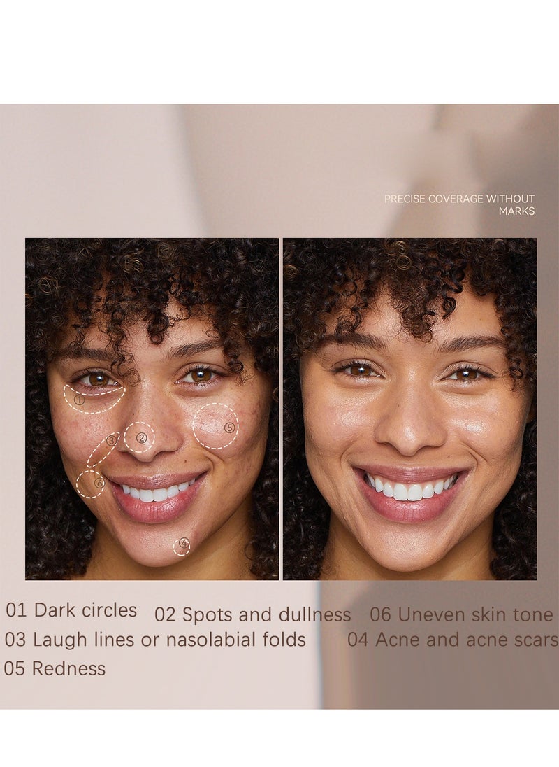 DEROL - Awakening Moment Flawless Concealer, Hydrating and Full-Coverage Corrector Stick, Long-Lasting Multi-Use Contouring and Highlighting Makeup, 3.5ML - Image 1