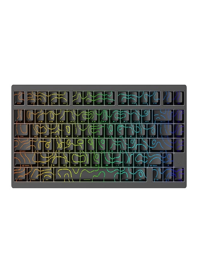 IROK MG75PRO 81 Keys Wired Magnetic Switch Mechanical Keyboard, Hall Effect, 8KHZ/ARGB/CNC Aluminum, Gasket Structure Gaming Keyboard(Black) - Image 1