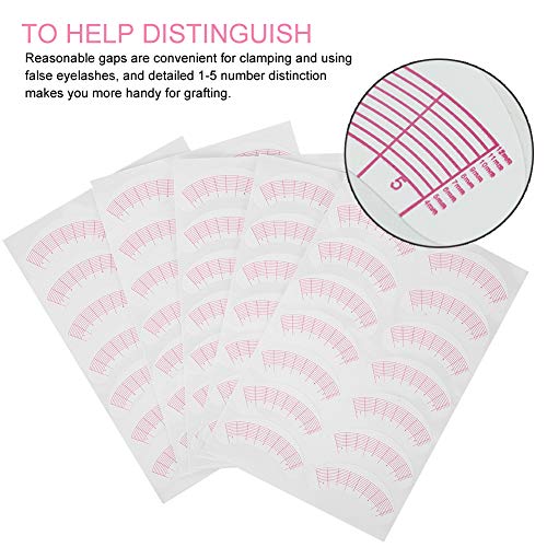 Zetiling 175 Pairs Eyelash Extension Sticker, Professional Eye Positioning Tips for Individual Lash Extensions, Mapping Pads, Isolation Graft Tool - Image 4