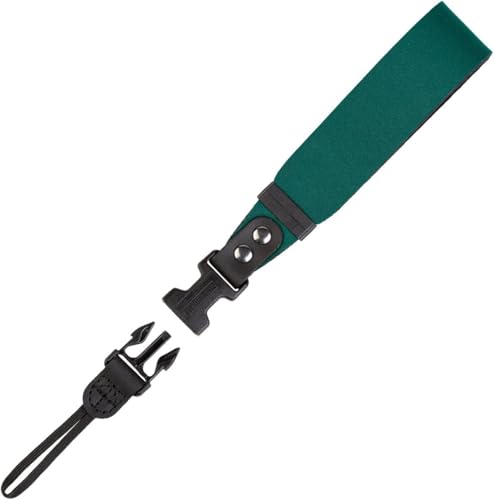 OP/TECH USA SLR Camera Wrist Strap – Neoprene Quick Release Strap for DSLR, Mirrorless & Film Cameras – Thin Vintage-Style Camera Holder Accessory - (Forest Green) - Made in USA - Image 3