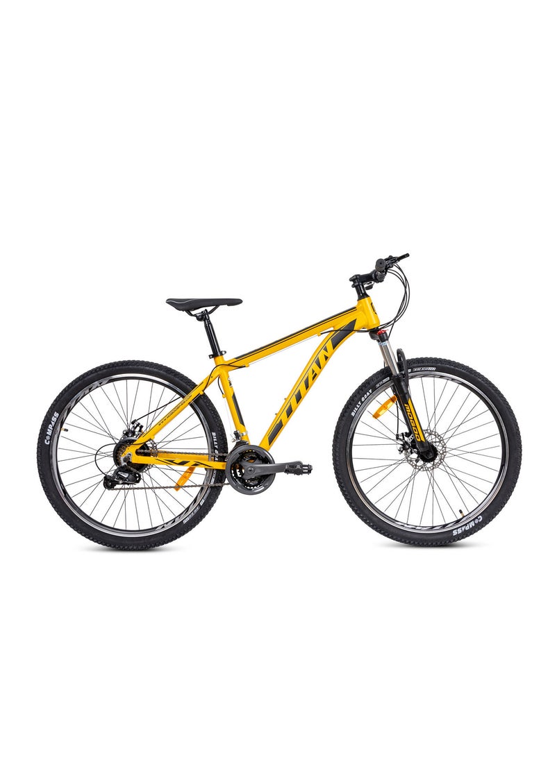 MOGOO Titan Mountain Bike 29 Inch, Yellow  - Image 1