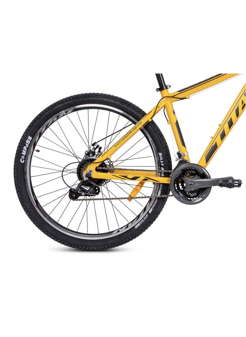 MOGOO Titan Mountain Bike 29 Inch, Yellow  - Image 3