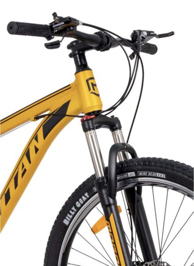 MOGOO Titan Mountain Bike 29 Inch, Yellow  - Image 4