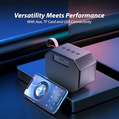 UBON Boom SP-44 10 Watt Wireless Portable Speaker | 8 Hours Long Playtime,Multiple Connectivity (Black) - Image 4