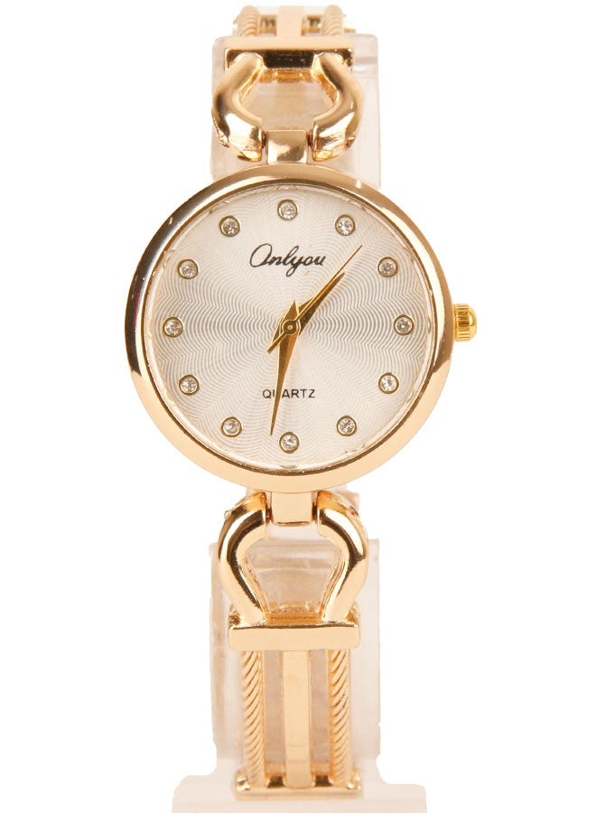 Onlyou Women’s Casual Watch, Silver Dial, Stainless Steel Material - Image 1