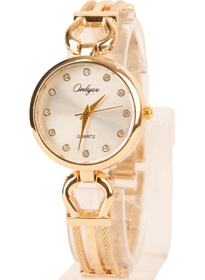 Onlyou Women’s Casual Watch, Silver Dial, Stainless Steel Material - Image 3