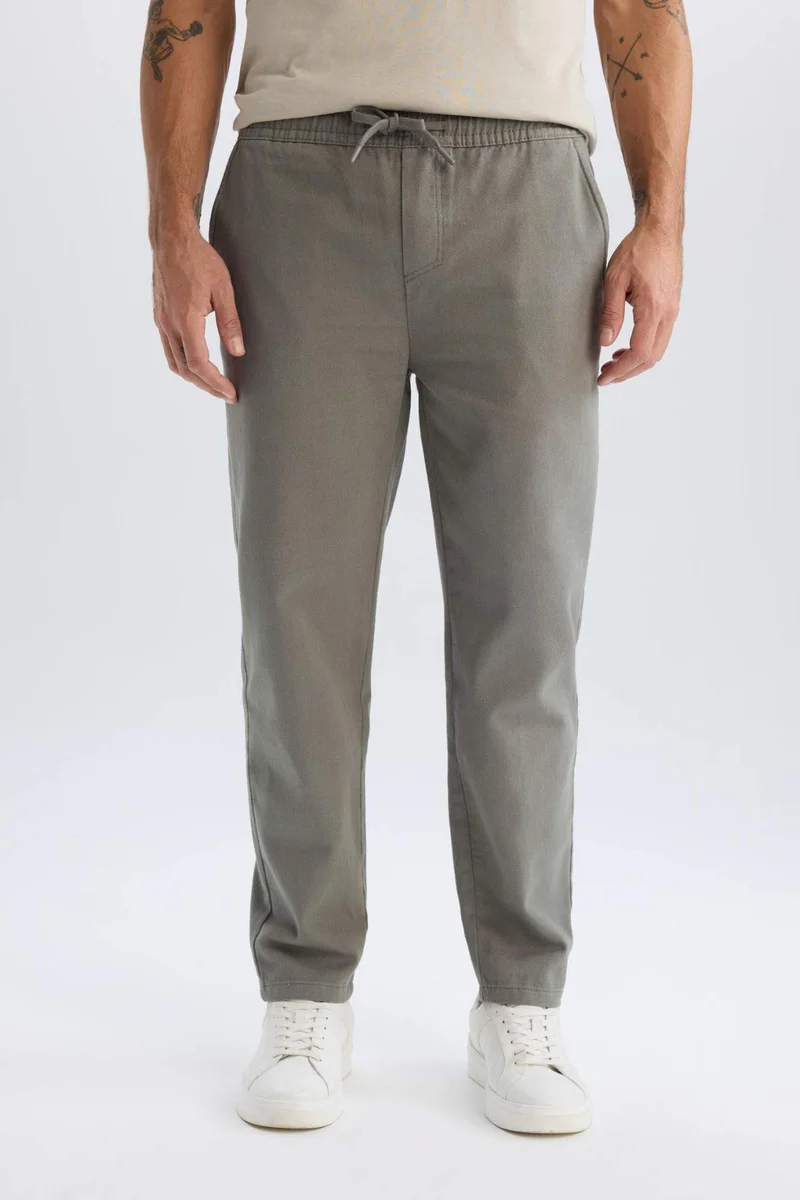 Defacto  Regular Fit Summer Cotton Joggers for Men | Best Price UAE