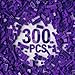 YUJHITP 300 Piece Purple Bricks Bulk Assortment Pack 12 Size Purple Brick Accessories for Building Compatible with Lego Parts and Pieces - Image 2