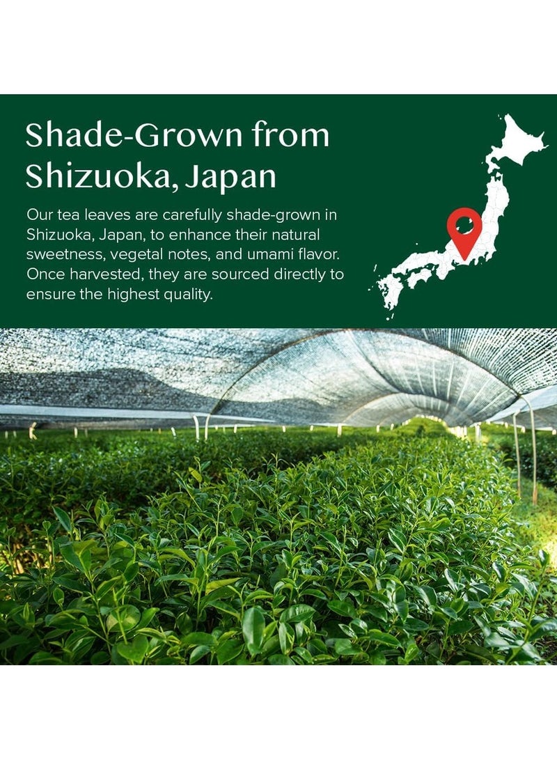 فادام مسحوق شاي ماتشا أخضر ياباني معتمد من اليابان 50 جم 25 حصة 100 في المئة ماتشا أصلي نقي 100 في المئة مع مضادات أكسدة عالية من أوجي كيوتو اليابان - Image 2