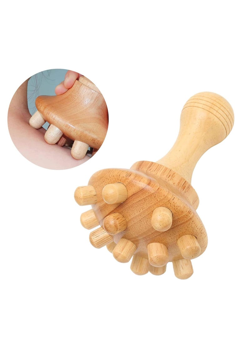 Loquat Octopus Wood Massage Tools, Body Sculpting Handheld Body Massager for Maderotherapy and Lymphatic Drainage for Eliminating Cellulite - Image 2
