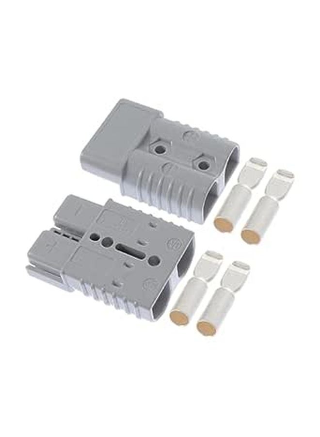2Pcs Black Plastic Battery Connector Plug with Gauge Wire for Wire Battery Disconnects - Image 1