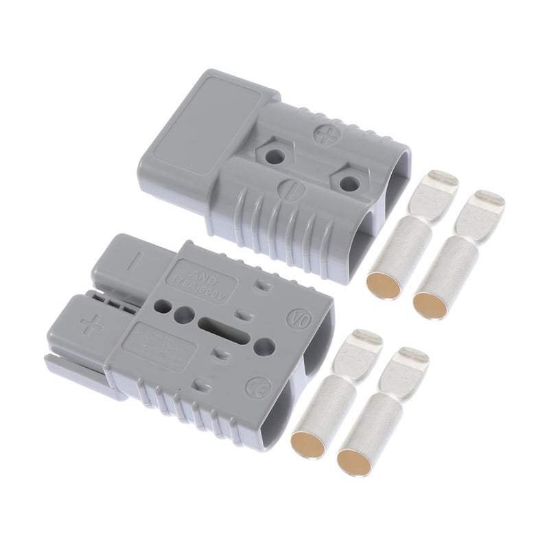 2Pcs Black Plastic Battery Connector Plug with Gauge Wire for Wire Battery Disconnects - Image 2