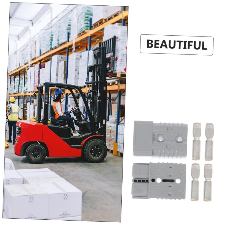 2Pcs Black Plastic Battery Connector Plug with Gauge Wire for Wire Battery Disconnects - Image 3