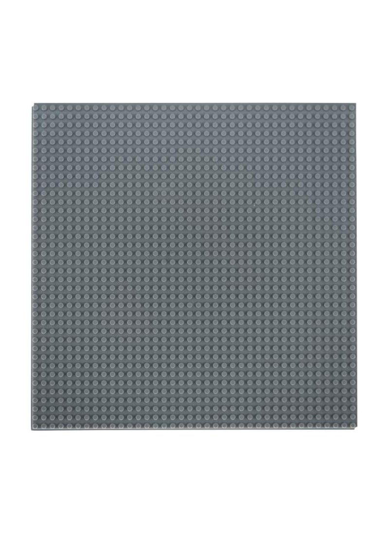 null - Classic Building Block Base Plates Compatible with All Major Brands 60*60cm Assorted Color Base Plates "Grey" - Image 1
