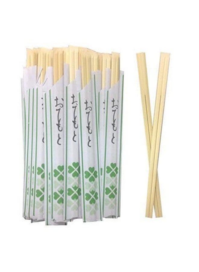 Solid No Splinter Chopsticks 40 pairs | Individually Wrapped Disposable Wooden Chopstick | Best for Sushi & Asian Dishes