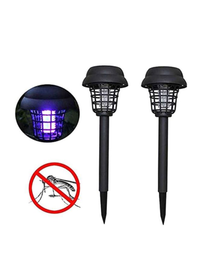 LED Solar Powered Bug Zapper Light Black/White 31x18.4x17cm - Image 2
