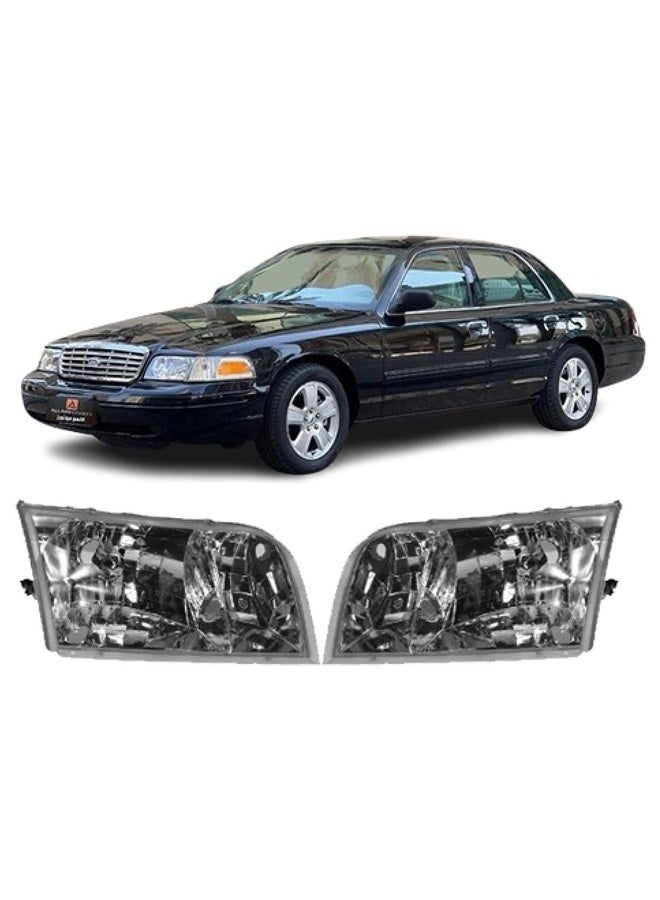 Headlight Assembly for Ford Crown Victoria 1998–2013 Taiwan Made Easy Installation