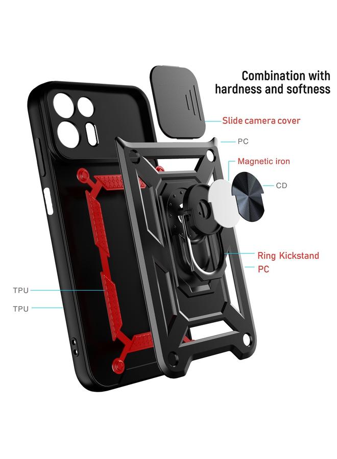 إيروريكس جراب لهاتف Motorola Edge 20 Lite مع غطاء كاميرا منزلق مصنوع من مادة TPU+PC - Image 3