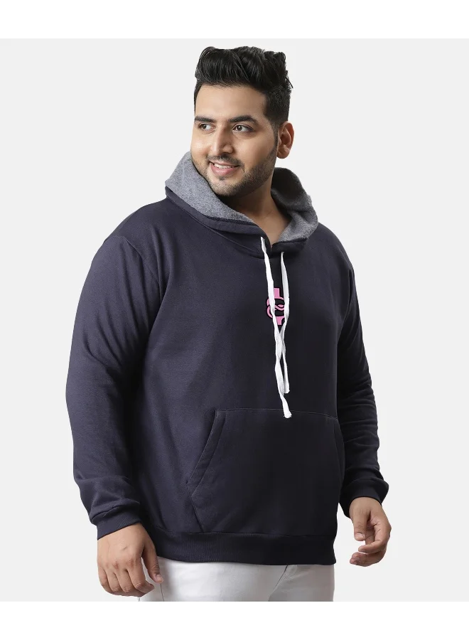 Instafab Plus Instafab Plus Men's Navy Blue Braindead Hoodie
