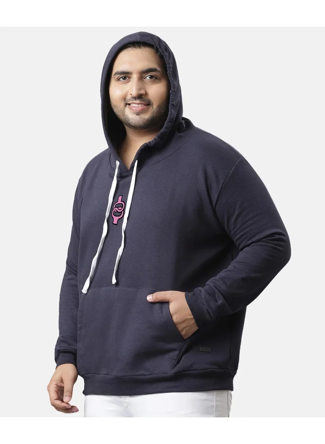 Instafab Plus Instafab Plus Men's Navy Blue Braindead Hoodie