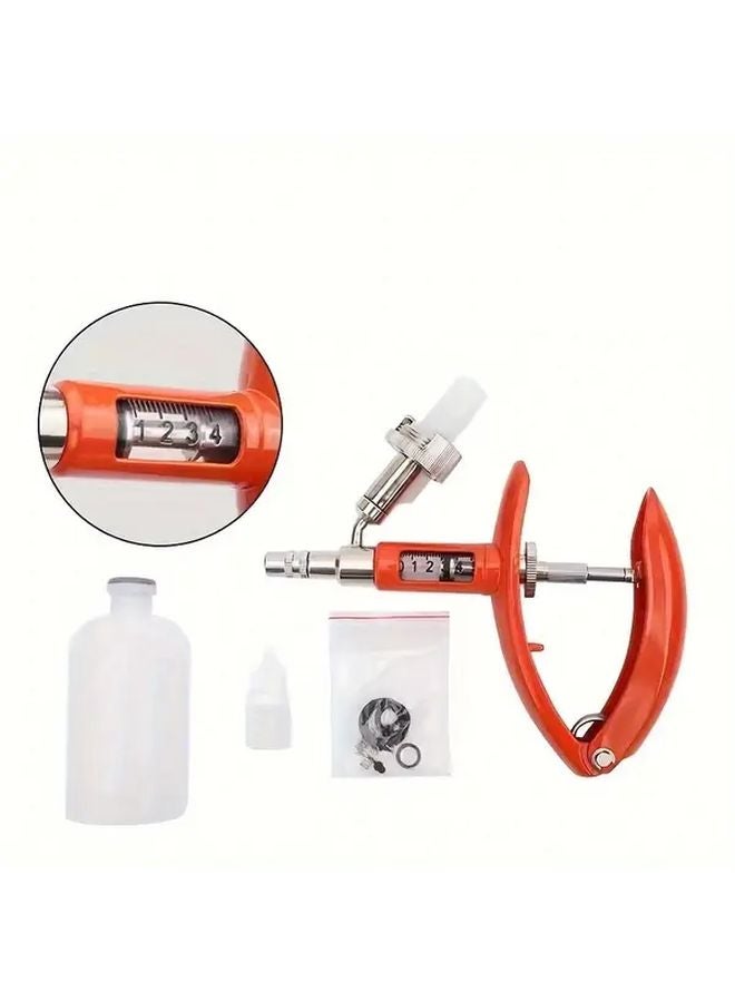 5ML Automatic Continuous Veterinary Vaccine Syringe For Pigs Sheep Poultry - Image 5