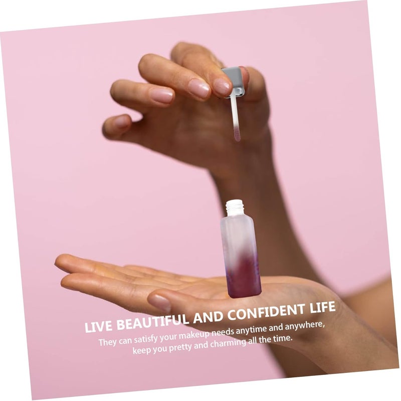 5pcs Travel Use Lip Gloss Tubes Brushed Lip Gloss Bottles Easy to Carry - Image 2