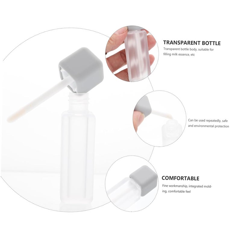 5pcs Travel Use Lip Gloss Tubes Brushed Lip Gloss Bottles Easy to Carry - Image 5