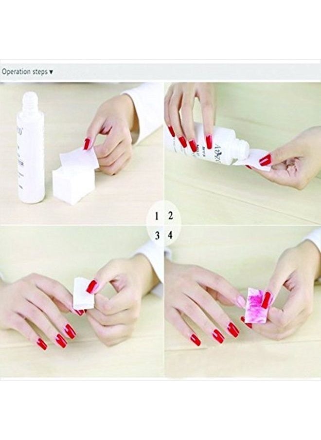 ONWON - 325 Pcs Lint Free Nail Art Gel Polish Remover Cotton Pad Nail Wipe - Image 1