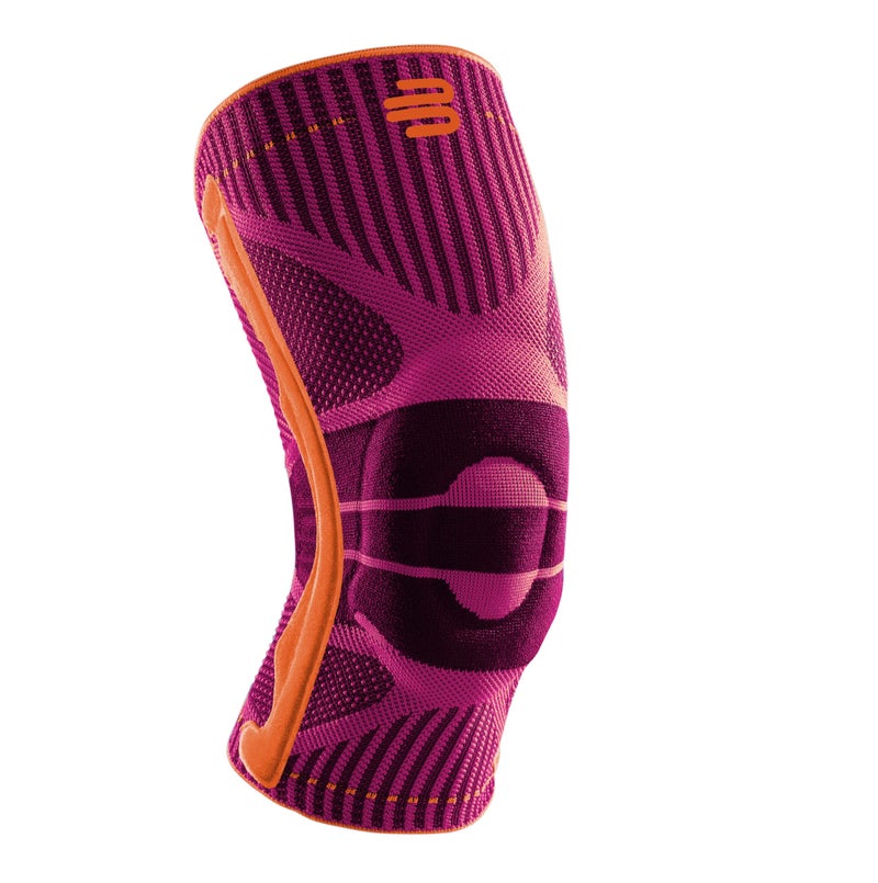 Bauerfeind Sports Knee Support - Knee Brace for Athletes with Medical Grade Compression - Stabilization and Patellar Knee Pad (Pink, S) - Image 2
