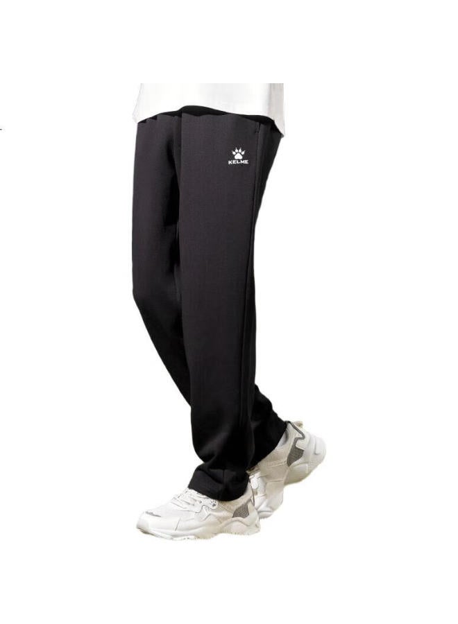 KELME سروال رياضي صيفي جديد للرجال من كيلمي، بنطال مستقيم الساقين مع حواف محبوكة - Image 3