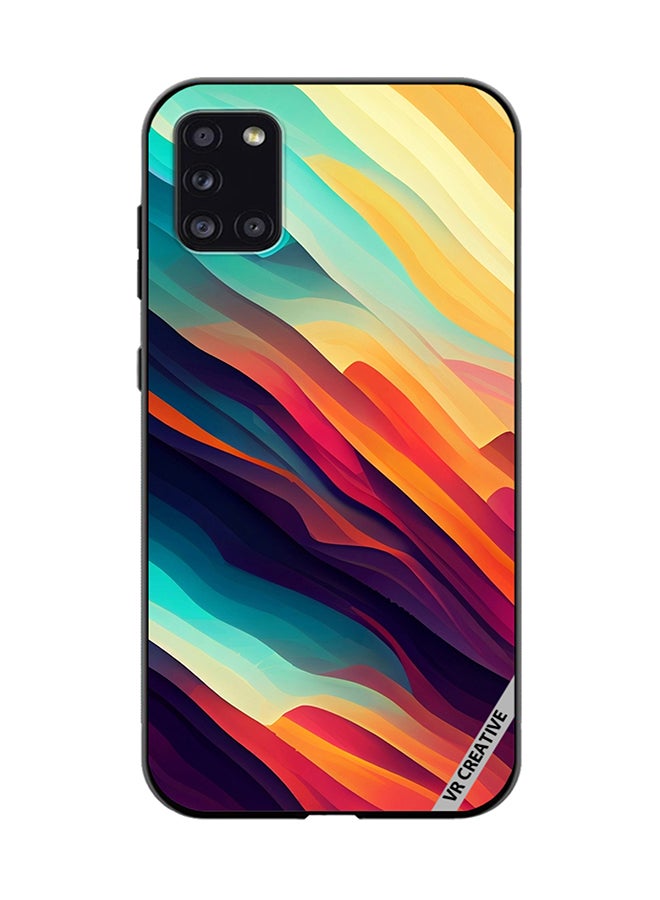 VR CREATIVE Protective Case Cover For Samsung Galaxy A31 Abstract Colorful  With Gradient Patterns Design Multicolour - Image 1