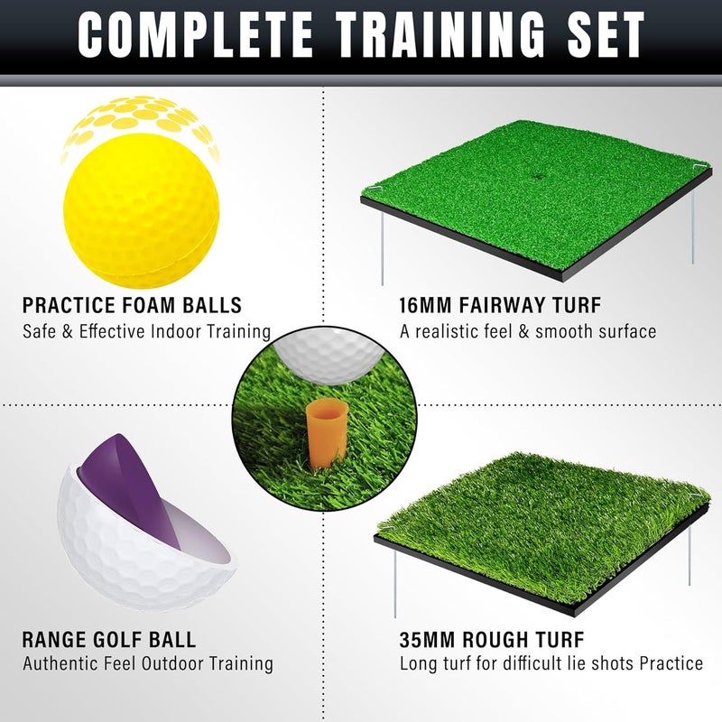 DURARANGE Pop-Up Golf Chipping Net - Ultimate Target Training Chip Aids for Precision & Distance, Outdoor | Indoor Practice, Golfer Gift - Image 4