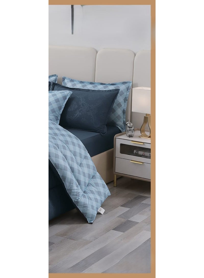 Silk Luxury royal double-sided microfiber bedspread, 240*260 cm  - Image 4
