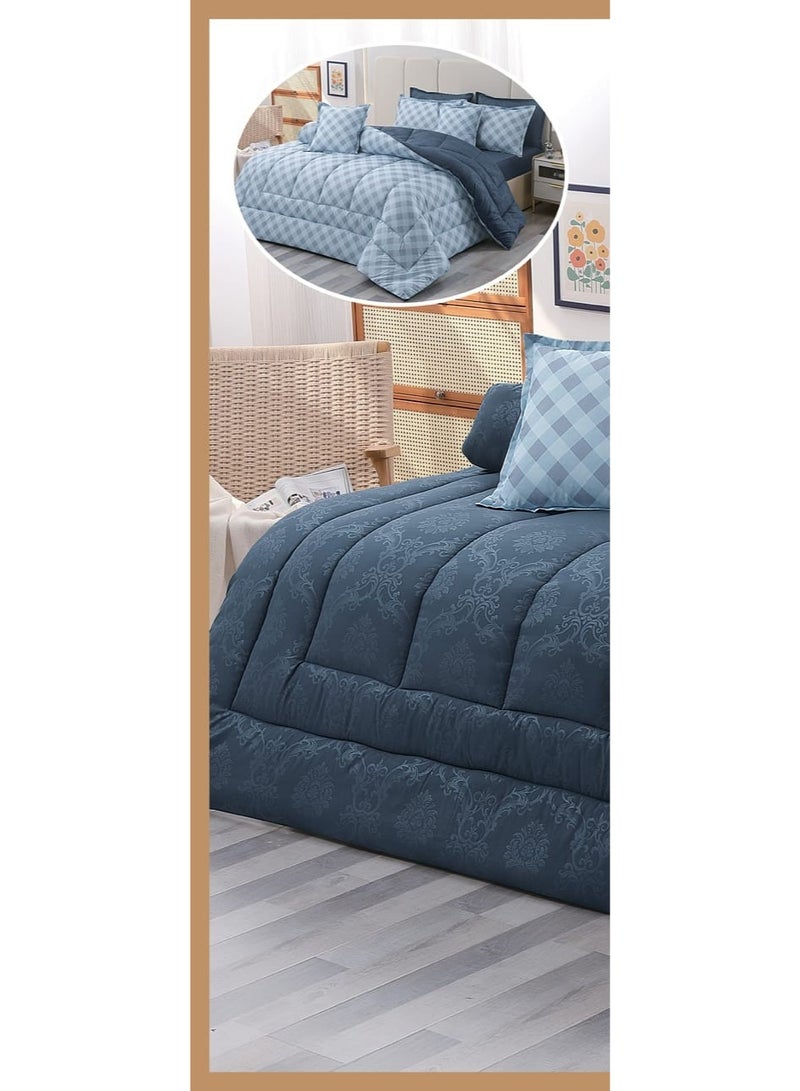Silk Luxury royal double-sided microfiber bedspread, 240*260 cm  - Image 2