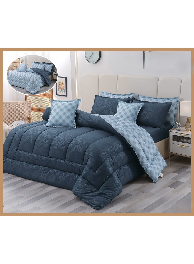 Silk Luxury royal double-sided microfiber bedspread, 240*260 cm  - Image 1
