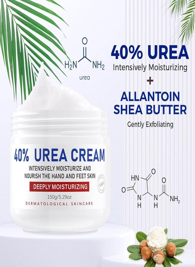 OUKEYA Urea Cream 40 Percent for Foot & Hand Cream with Foot Files for Dry Cracked,Urea Lotion for Feet Maximum Strength - Image 3