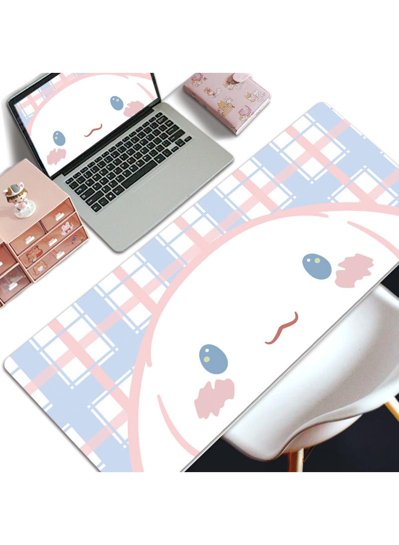 Loquat Cinnamoroll Gaming Mouse Pad Extended Large Mat Desk Pad Stitched Edges Mousepad Long Mouse Pad And Non-Slip Rubber Base Mice Pad 800x300x5mm  - Image 1