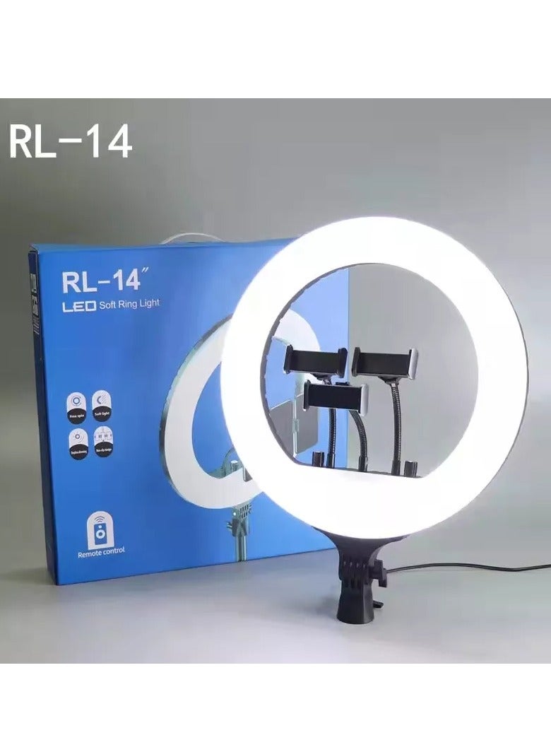 آر إل RL14 حلقة ضوء ترايبود LED ضوء حلقة لينة مع جهاز التحكم عن بعد - Image 4