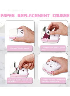 Houmt Label Maker Mini Photo Printer Bluetooth Inkless Printer with 1 Roll Thermal Printing Paper Compatible with iOS Android Small Pocket Printer for Photo Notes Receipt Memos  - Image 3