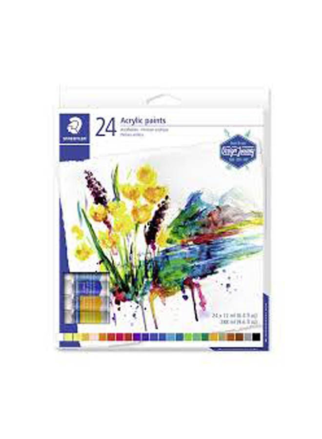 STAEDTLER Design Journy Water Color Paints Per Tube Set Of 24 Pcs Multicolour 