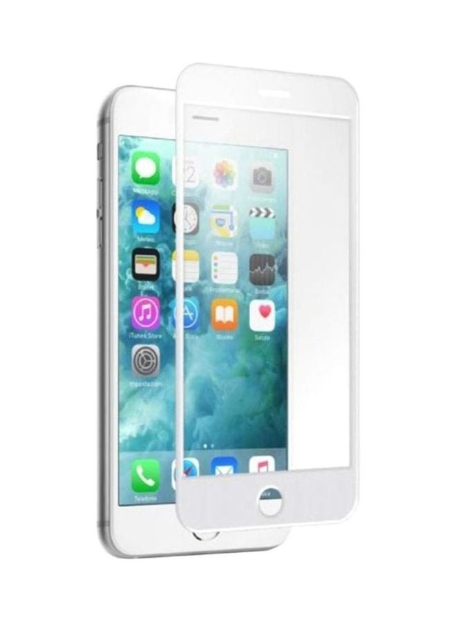 BORTONY 3D Tempered Glass Screen Protector For Apple iPhone 7 White/Clear - Image 1