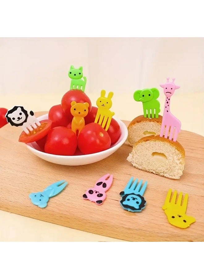 Hot Ant Moving Fruit Fork Creative Dim Fork Plastic Ant Party Fruit Cake Fork 12 Pack-Specifications:10pc Alpaca Opp Bag  - Image 3