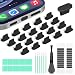 YIWOZI Silicone Lightning Dust Plug with Phone Speaker Cover5in1 31 Pack iPhone Charging Port Cover Cleaning KitAnti Dust PlugLightning Port Dust Plug Compatible with iPhone 14131211 Air Pods - Image 2