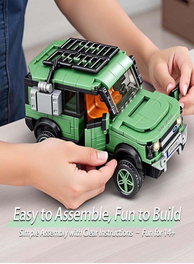 IBLOTIME Off Road Cars Building Sets Easter 345 PCS Sports Car Model Kit Creative Racing Build Display Gift Christmas Birthday Ages 14+ - Image 2