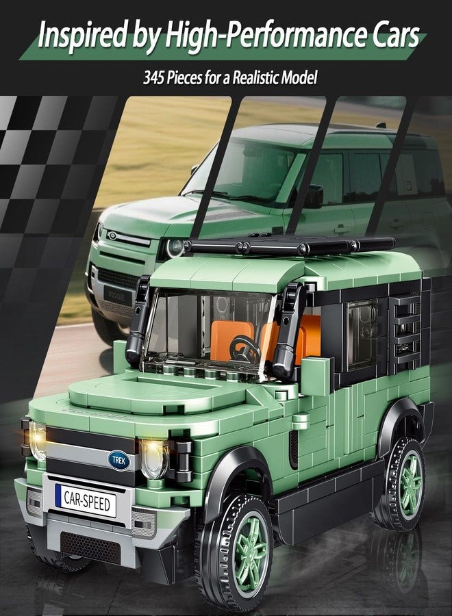 IBLOTIME Off Road Cars Building Sets Easter 345 PCS Sports Car Model Kit Creative Racing Build Display Gift Christmas Birthday Ages 14+ - Image 5