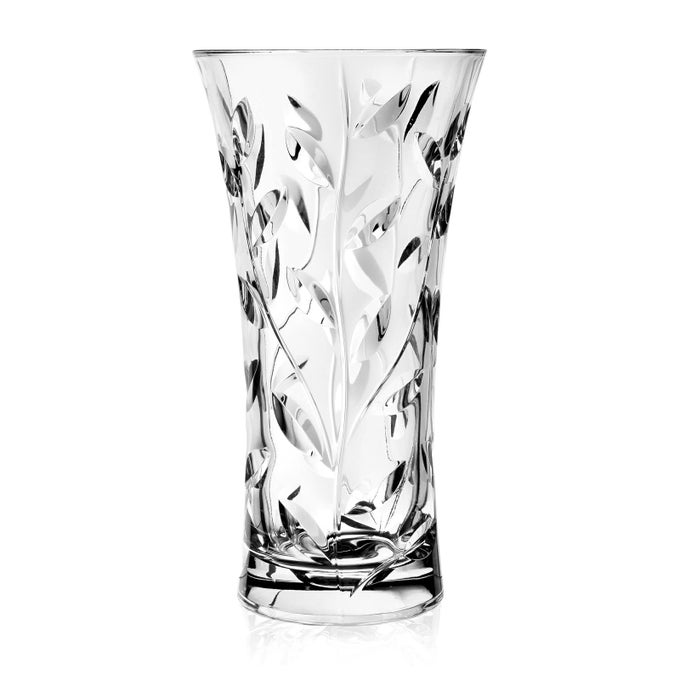 VASE ROUND OPENING GLASS VASE FOR FLOWERS ROSES DESIGNED 975 H BY MADE IN EUROPE