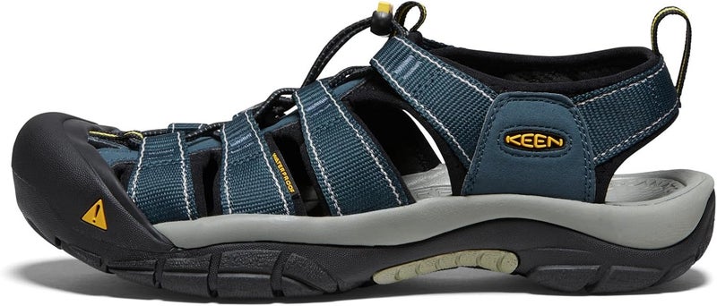KEEN Men's Newport H2 Closed-Toe Water Sandals - Navy/Medium Grey, Outdoor Sport Sandals - Image 3