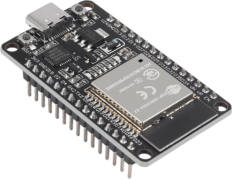 AiTrip 10PCS Type C ESP-WROOM-32 ESP32 ESP-32D Chip CP2102 Development Board 2.4GHz Dual-Mode WiFi + Bluetooth Dual Cores Microcontroller Processor Integrated with Antenna RF AMP Filter AP STA - Image 5